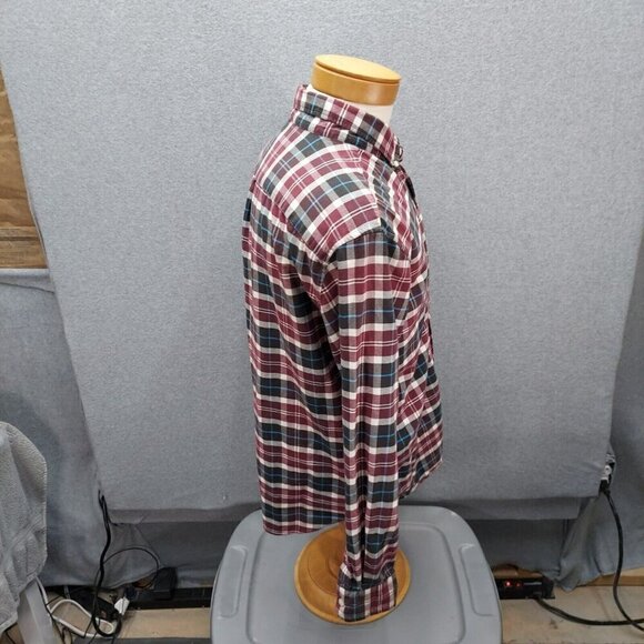 American Eagle Mens Small Button Down Shirt Seriously Soft Long Sleeve Plaid L - Picture 2 of 4